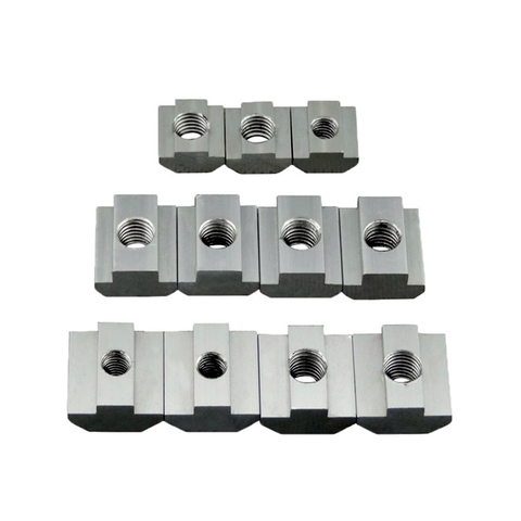 T Block Square nuts T-Track Sliding Hammer Nut M3 M4 M5 M6 for Fastener Aluminum Profile 2022 3030 4040 ► Photo 1/6