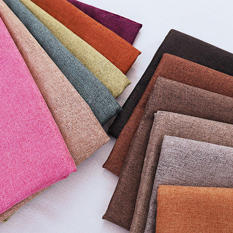 Solid Linen Fabric Free Shipping Durable Soft Fabric Material For Sewing Diy 25*145cm/50*145cm ► Photo 1/5
