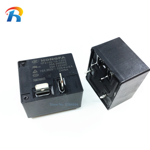 100% Original New HONGFA HF HF2160-1A-12DE 12VDC 4PINS 30A  DC12V Power Relay HF2160-1A ► Photo 1/3