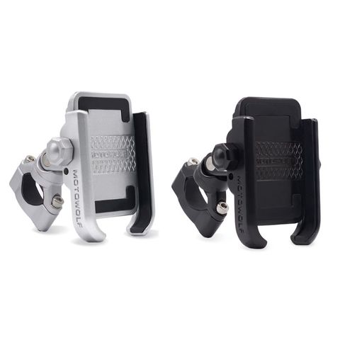 Universal Aluminum Alloy Bike Motorcycle Handlebar Phone Holder Stand Mount For iPhone Xiaomi Samsung 4-6.4 inch Mobile Phone ► Photo 1/6