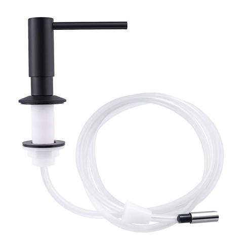 Samodra Sink Soap Dispenser and Extension Tube Kit Brass Pump Head  Kitchen Bathroom Sink Pump Easy To Install ► Photo 1/4