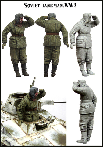 [tusk model]1/35 Scale Unassembled Resin figures resin model Kits E163 ► Photo 1/1