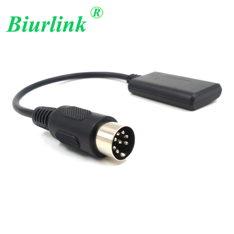 Biurlink Car Radio 8Pin M-BUS AUX IN Wireless Bluetooth Module Audio Music Input Adapter For Alpine KCM-123B 9501 9503 9823 ► Photo 1/2