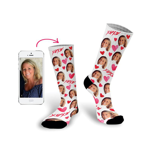 Custom Print Your Photo Pet Face Socks Personalized Long Socks Colorful Socks for Men Women Funny Novelty Socks Gifts ► Photo 1/6