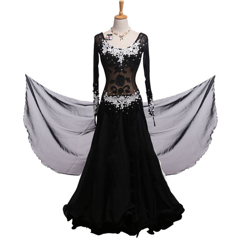 Ballroom Dance Dress Standard Skirt Competition Dress Costumes Performing Dress Customize New Arrival Adult Children Embroidered ► Photo 1/6