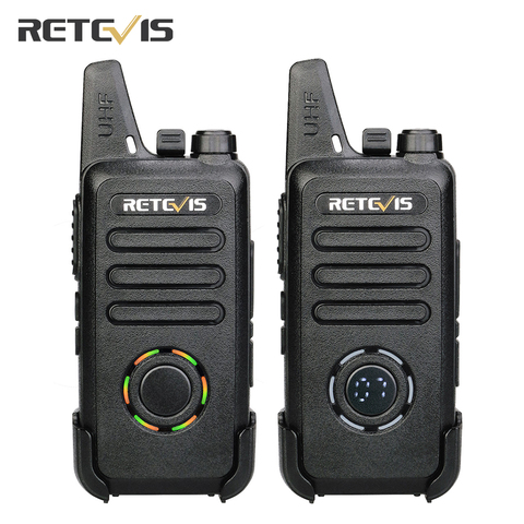 RETEVIS RT22S Handsfree Walkie Talkie 2pcs RT22 Upgrade VOX Hidden Display Two-way Radio Transceiver Walkie-talkies Travel/Camp ► Photo 1/6