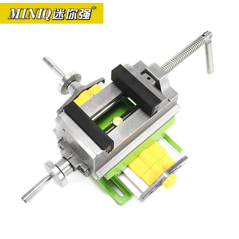 MINIQ 3 Inch Cross Slide Vise Vice table Compound table Worktable Bench Alunimun Alloy Body For Milling drilling ► Photo 1/5