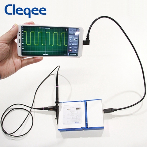 Digital Portable Oscilloscope OSC482 OSC482M PC Android USB 2.0 Virtual 2CH Bandwidth 20Mhz Sampling Data 50MSa/s Oscilloscope ► Photo 1/6