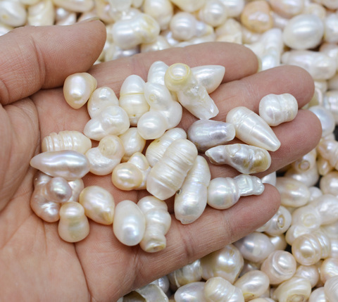 Promotion ! Exquisite, irregular, special-shaped, Baroque natural pearl. Scattered beads ► Photo 1/6