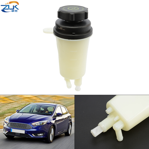 ZUK Power Steering Pump Fluid Reservoir Oil Tank For Ford For Focus MK3 2012-2017 Only For 1.6L 2.0L Engine ► Photo 1/6