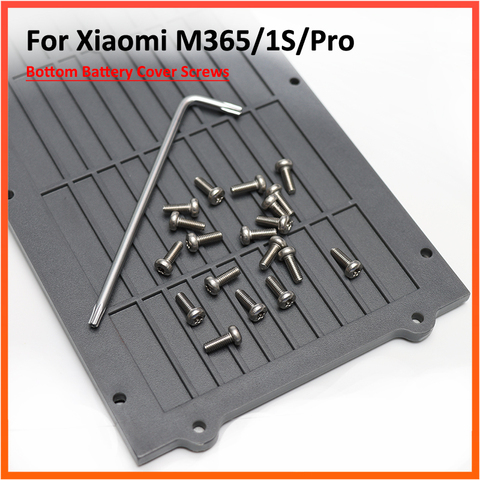 21PCS Bottom Battery Cover Screws Stainless Steel Metal Screws for Xiaomi Mijia M365 And Pro Electric Scooter Repaired Parts ► Photo 1/6