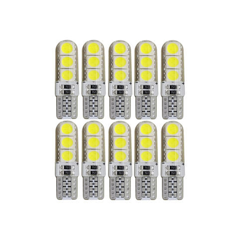 10x T10 W5W Car LED Signal Bulb Interio Light 12V Super Bright Auto Dome Reading License Plate Trunk Luggage Wedge Side Lamp ► Photo 1/1