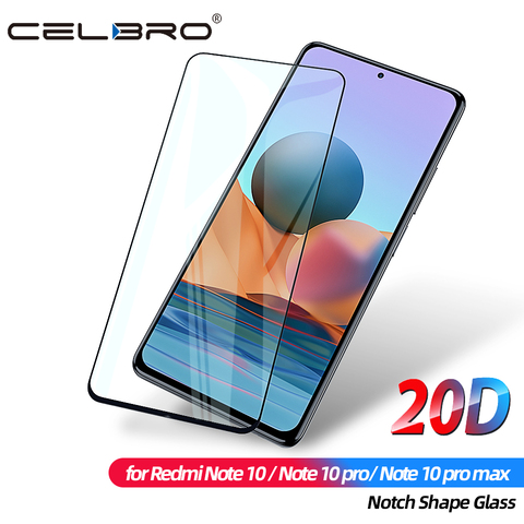 Tempered Glass for Xiaomi Redmi Note 10 Pro Max 10S Screen Protector Film for Redmi Note10Pro Note10 5G Protection Guard Glas ► Photo 1/6