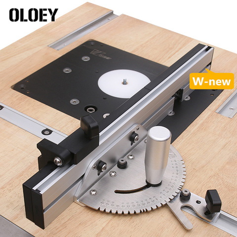 450mm Angle Miter Gauge Sawing Assembly Ruler Box Joint Jig Track Stop Limit Profile Fence Woodworking Tools Table Saw Router ► Photo 1/6