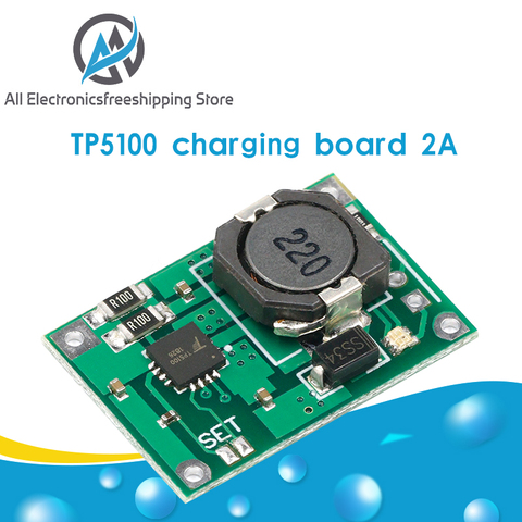 TP5100 double single lithium battery charge management compatible 2A rechargeable lithium plate ► Photo 1/6
