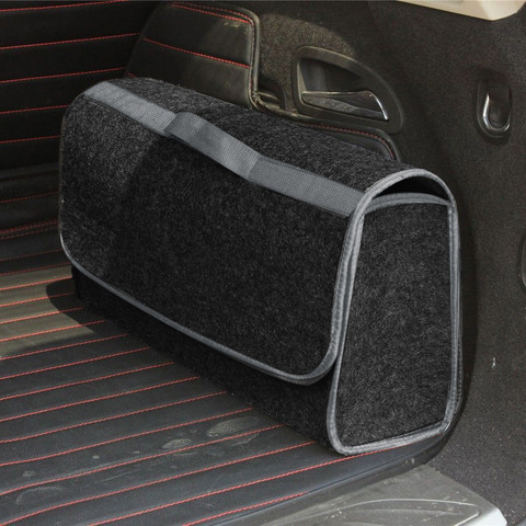 Felt cloth Trunk Cargo Organizer Foldable Caddy Storage Collapse Bag Bin for Car Truck SUV ► Photo 1/6