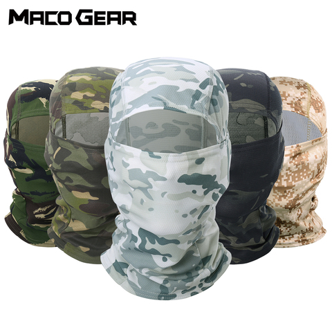 Camouflage Tactical Outdoor Balaclava Full Face Paintball Biker Hunting Hiking Cycling Army Sport Mask Military Liner Scarf Cap ► Photo 1/6