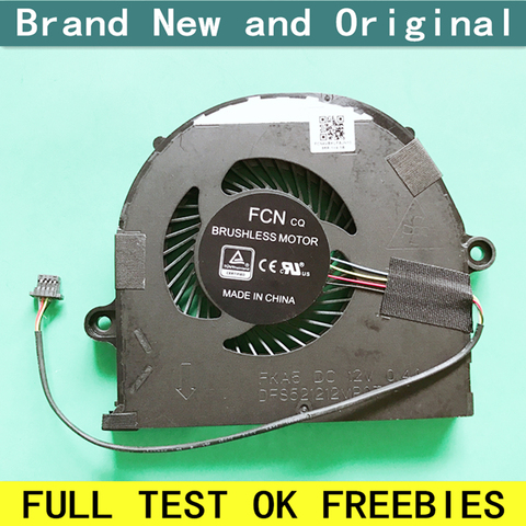 New laptop CPU cooling fan Cooler Notebook PC for ASUS ROG Strix FX503 FX503VD GL503VD GL503 FCN DC12 0.4A FCN4VBKLFAJN10 Laptop ► Photo 1/3