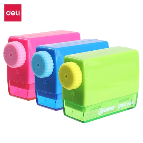 Deli Pencil Sharpener For standard color pencil school office cutter knife kids ER01201 ► Photo 1/1