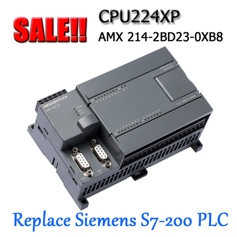 CPU224XP AMX-200 PLC Programmable Controller Relay Output 214-2BD23-0XB8 Compatible S7-200 PLC Amsamotion Factory Direct Sale ► Photo 1/6