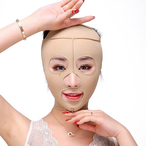 Face Wrinkles Double Chin Face Beauty Tool Facial Thin Face Mask Slimming Bandage Skin Care Facial Mask Remove Lift-up V Shaper ► Photo 1/6
