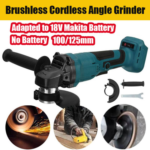 18V 800W Brushless Cordless Impact Angle Grinder without Battery Grinding Cutting Machine Polisher Power Tool For Makita Battery ► Photo 1/6