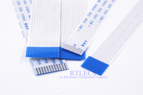 10pcs FFC FPC Flexible Flat Cable 1.25 mm pitch 4 5 6 7 9 10 12 14 15 16 20 24 26 30 40 PIN 200 mm Opposite Side Reverse Contact ► Photo 1/5