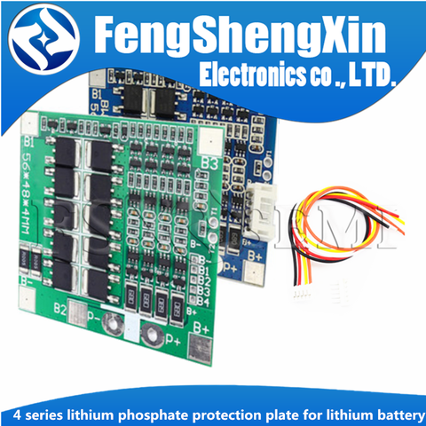 4S 30A Li-ion Lithium Battery 18650 Charger BMS Protection Board 3.7V 3.2V With balanced 18650 battery protection panel 10MOS ► Photo 1/5