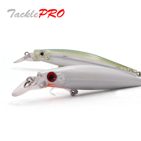 TacklePRO M20 1Pcs Black Minnow Artificial Floating Fishing Lure 100mm 15.6g Fish Lures Hard Bait Pesca Fishing Tackle 6 Colors ► Photo 1/6