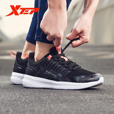 Xtep Women's Running Shoes Shock-resistant Casual Shoes Sports Shoes Mesh Shoes Comfortable Running Shoes 880118110072 ► Photo 1/6
