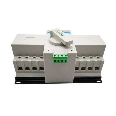 High quality Dual /Double power automatic transfer switch 4P 63A 50A 40A 32A 380V  Manual integration  MCB type ► Photo 1/6