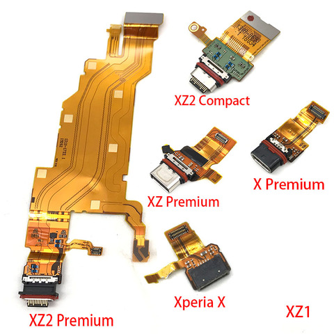 For Sony For Xperia X XZ XZ1 XZ2 Compact Premium XZ3 Dock Connector Micro USB Charger Charging Port Flex Cable Microphone Board ► Photo 1/2