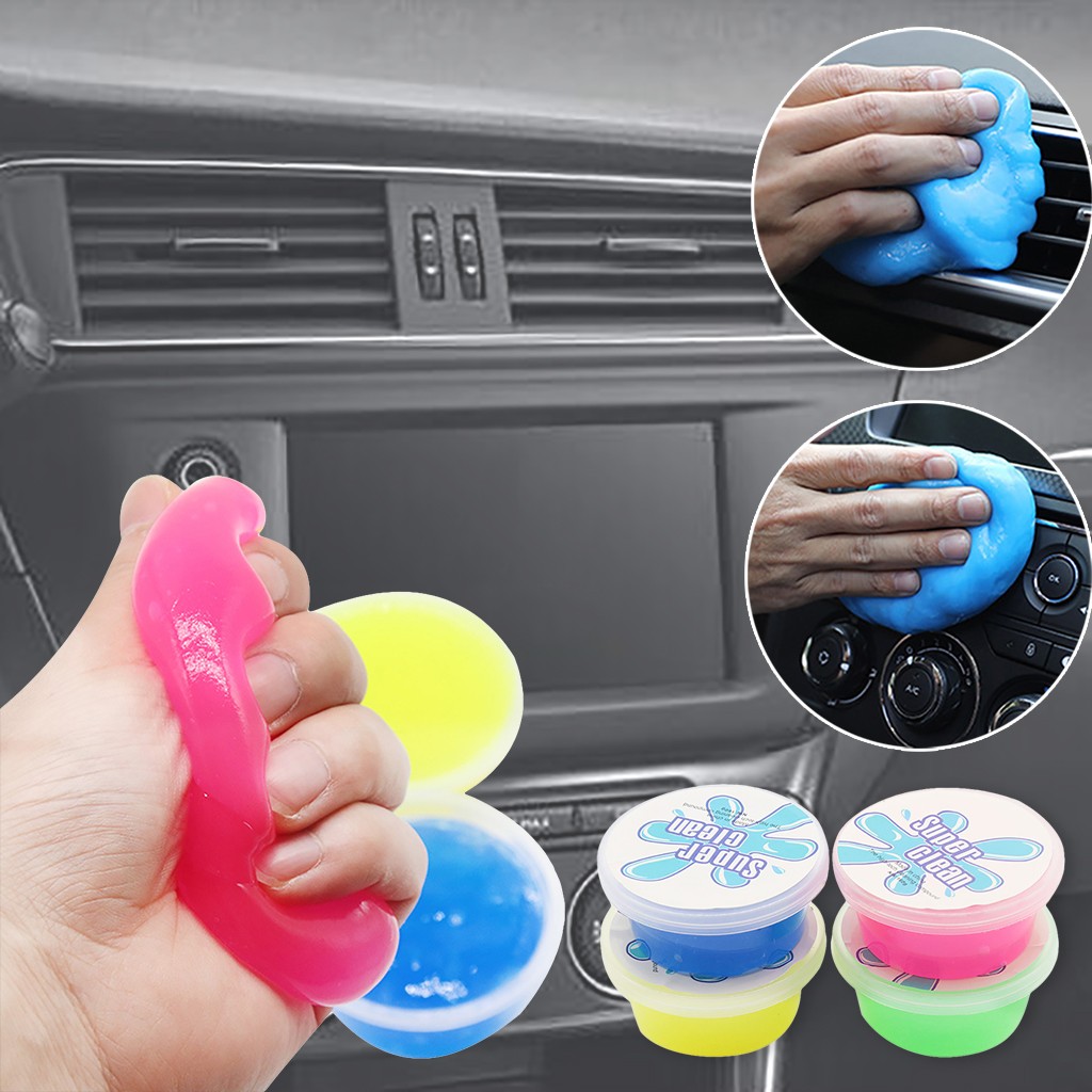 Car Dust Dirt Cleaning Gel Slime Magic Super Clean Mud Clay Laptop Computer  Keyb