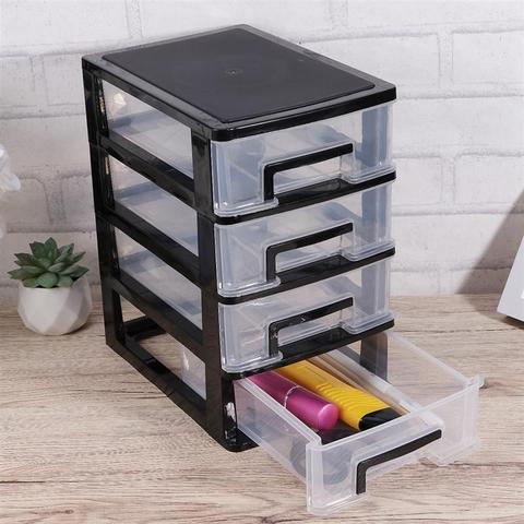 1PC Storage Cabinet Portable Durable Storage Drawer Desktop Organizer Shelf Storage Box Storage Rack For Home Office ► Photo 1/6