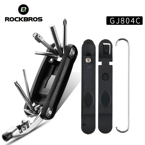 ROCKBROS 5 Style Multifunction Bicycle Repair Tool Kit Chain Cutter Hex Socket Spoke Handle Screwdriver MTB Bike Repair Tool set ► Photo 1/6