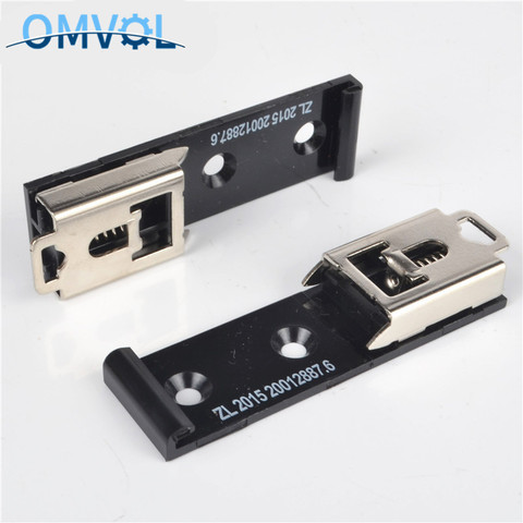 1PC 35mm DIN Rail fixed clamp fasten clip ► Photo 1/6