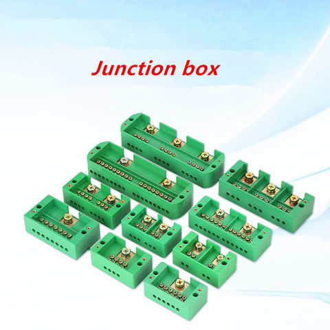 High Power Junction Box Quick Connect 220V Single Phase household Connector Zero-fire Shunt Terminal Block Box ► Photo 1/6