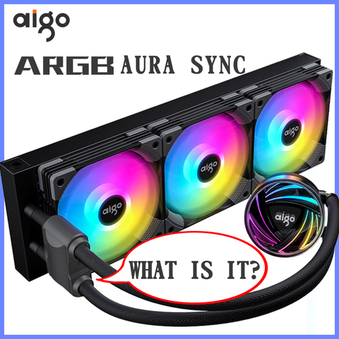 Aigo Talon Pro 120mm PC Computer Case Fan Cooler Cooling Radiator 12V IR Aura Sync Mute Fan RGB Cooling Fan Cooler Fan ► Photo 1/6