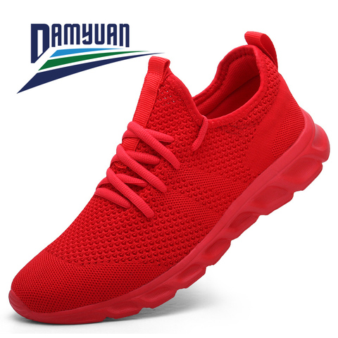 Men Light Running Shoes  Breathable Lace-Up Jogging Shoes for Man Sneakers Anti-Odor Men's Casual Shoes Drop Shipping ► Photo 1/5