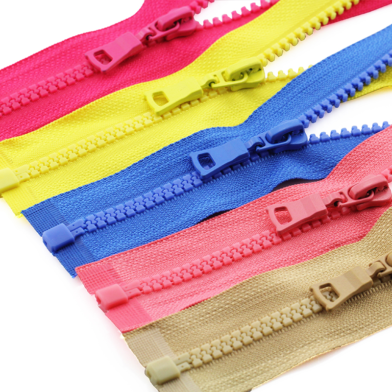 10PCS Black 30-180cm Zippers Open End Zipper Nylon Zipper for Sewing  Garments Long Coat Down