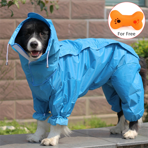 Large Pet Dog Raincoat Waterproof Rain Clothes Jumpsuit For Big Medium Small Dogs Golden Retriever Outdoor Pet Clothing Coat ► Photo 1/6