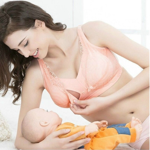 Cotton Maternity Nursing Bras Pregnant Breastfeeding Pregnancy Women Breast Feeding Bra soutien gorge allaitement ► Photo 1/6