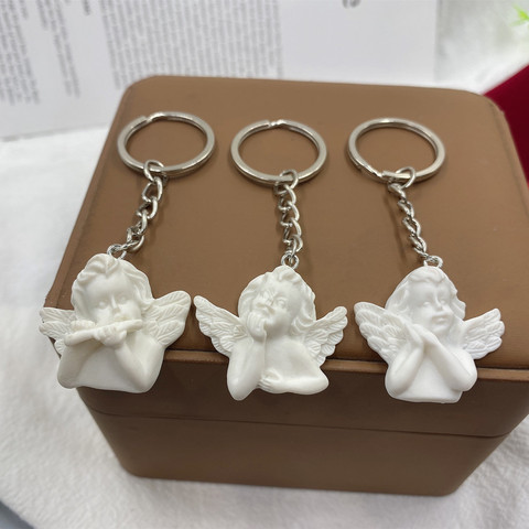 Fashion Cute Cupid Angel  Keychain ring pendant men and women couple key chain bag pendant wholesale ► Photo 1/5