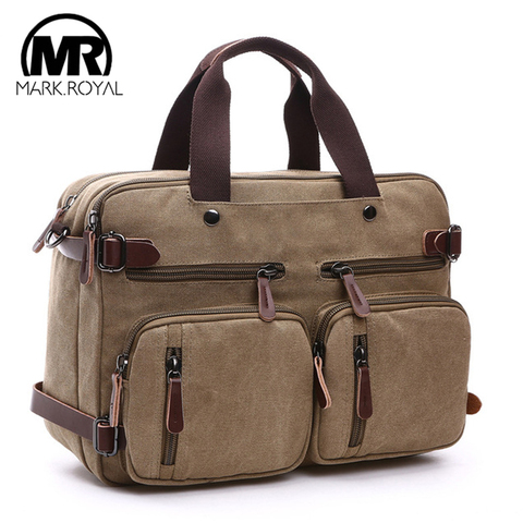MARKROYAL Canvas Travel Bags Hight Capacity Backpack Duffle Bags Carry on Tote Trip Overnight Wild Hand Luggage Dropshipping ► Photo 1/6