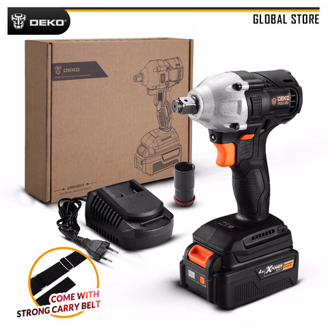 DEKO GBW20DU2 20V Max Brushless Electric Impact Wrench 4000mAh Lithium-Ion Battery 2000 rpm 310 Nm Torque for Home DIY ► Photo 1/6