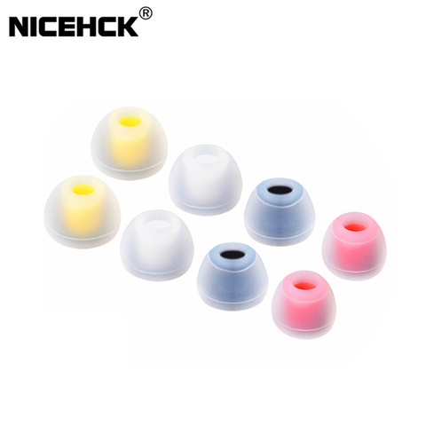 NICEHCK 07 1 Pair Earphone Tip Silicone Noise Isolating Ear Tip Improve Vocal Soft Eartip Accessory for DB3 MK3 ZSN CA4 C12 VX ► Photo 1/6