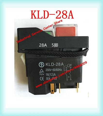 IP55 KLD-28A Pushbutton Switches KLD 28A KLD28A 16A 250V Waterproof Magnetic Explosion Proof new ► Photo 1/1