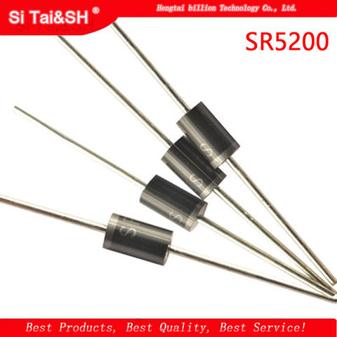 20PCS SR5200 Schottky Barrier Rectifier Diode 5A 200V DO-201AD/DO-27 ► Photo 1/1