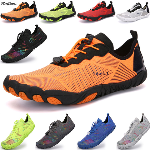 Men and women barefoot swimming sports water shoes outdoor quick-drying breathable beach large size shoes couple wading shoes ► Photo 1/6