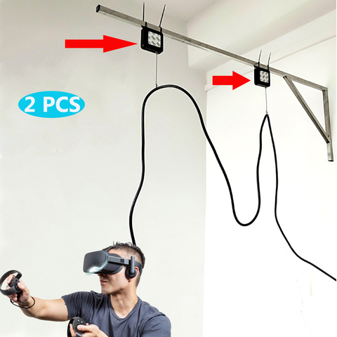 Universal Suspension Traction Rope for Oculus Quest//Rift s/HTC Vive/Vive Pro/Sony PS/Windows VR/Valve index VR Cable Management ► Photo 1/6